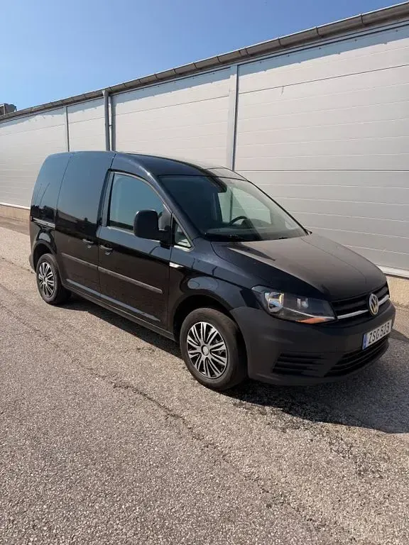 Gebraucht VW Caddy 75 PS (55 kW) 2018 Schwarz Van / Kleinbus