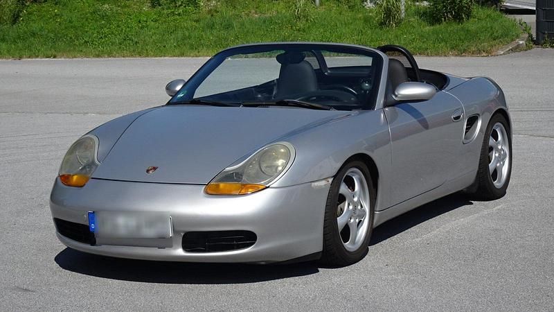 Silber Gebraucht 1998 Porsche Boxster Cabrio | 11.500 € (Superpreis) - Bild 1/4