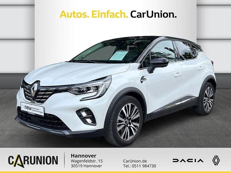 Zweifarbig: perlmutt Gebraucht 2021 Renault Captur Initiale Paris SUV | 19.975 € (Teuer) - Bild 1/4
