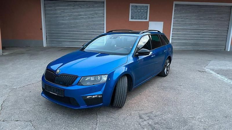 Gebraucht Skoda Octavia RS 184 PS (135 kW) 2014 Blau Kleinwagen