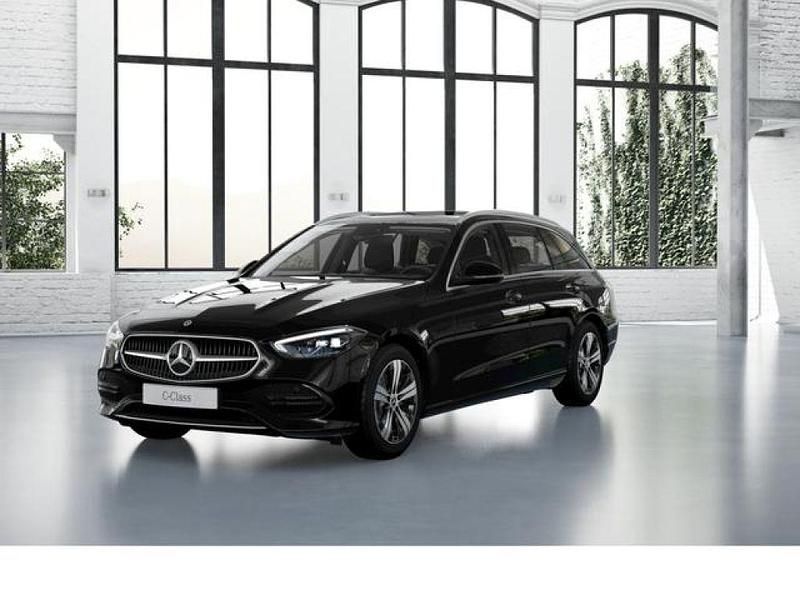 Metalliclack obsidianschwarz (metallic) Gebraucht 2022 Mercedes C180 Avantgarde Kombi | 29.799 € (Fairer Preis) - Bild 1/4