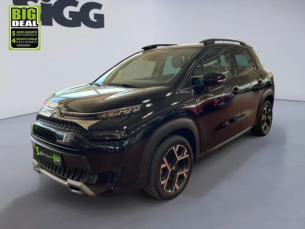 Gebraucht Citroën C3 Aircross PureTech 131 PS (96 kW) 2024 Schwarz SUV
