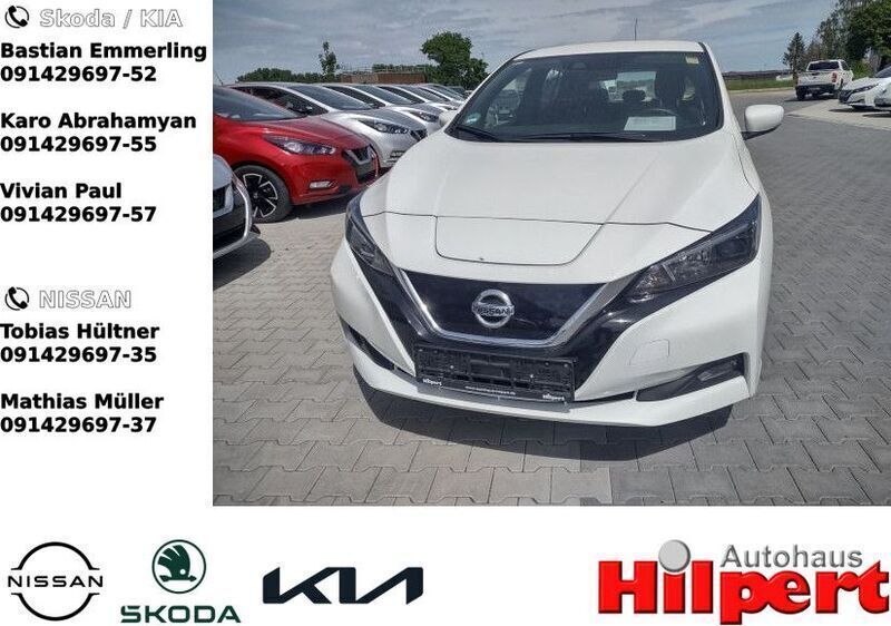 Weiß Gebraucht 2021 Nissan Leaf Acenta Kleinwagen | 15.490 € (Fairer Preis) - Bild 1/4