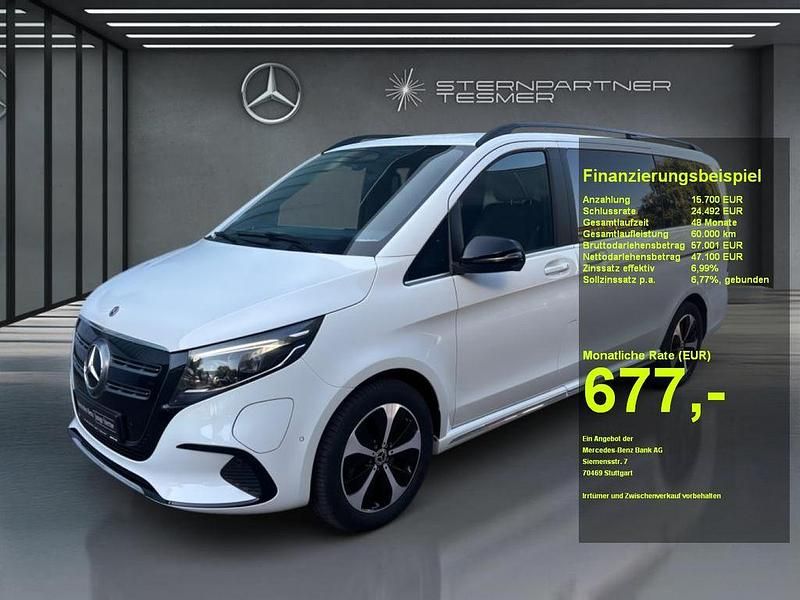 Weiß Gebraucht 2024 Mercedes EQV300 Avantgarde Van / Kleinbus | 61.800 € - Bild 1/3