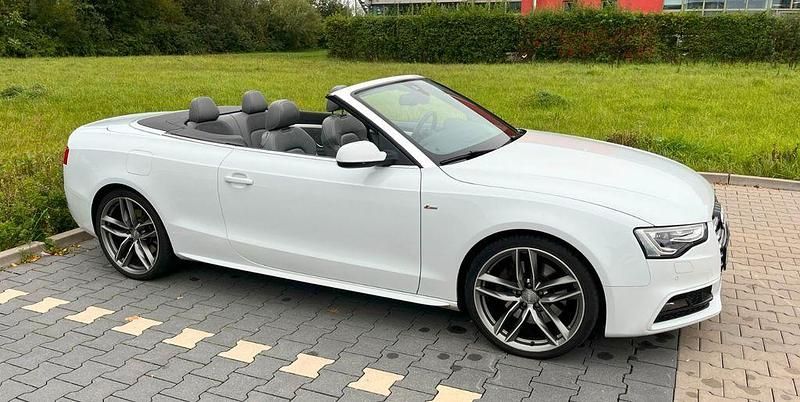 Weiß Gebraucht 2015 Audi A5 Cabriolet S-Line Cabrio | 19.500 € (Etwas zu teuer) - Bild 1/4
