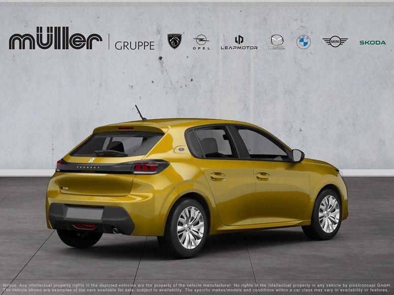 Gebraucht Peugeot e-208 Active 100 kW (136 PS) 2022 Gelb Kleinwagen