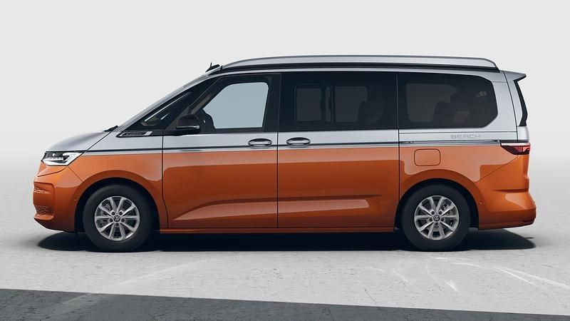 Neu VW California Edition 150 PS (110 kW) 2025 Monosilber metallic / energetic orange metallic Van
