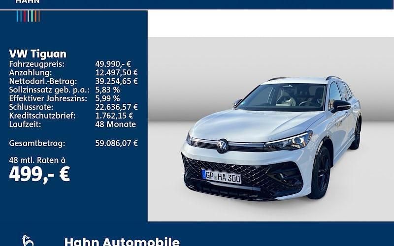 Gebraucht VW Tiguan R-line 204 PS (150 kW) 2025 Weiß SUV