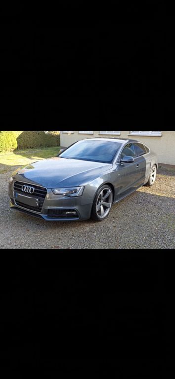 Grau Gebraucht 2014 Audi A5 Sportback S-Line Limousine | 18.800 € (Teuer) - Bild 1/4