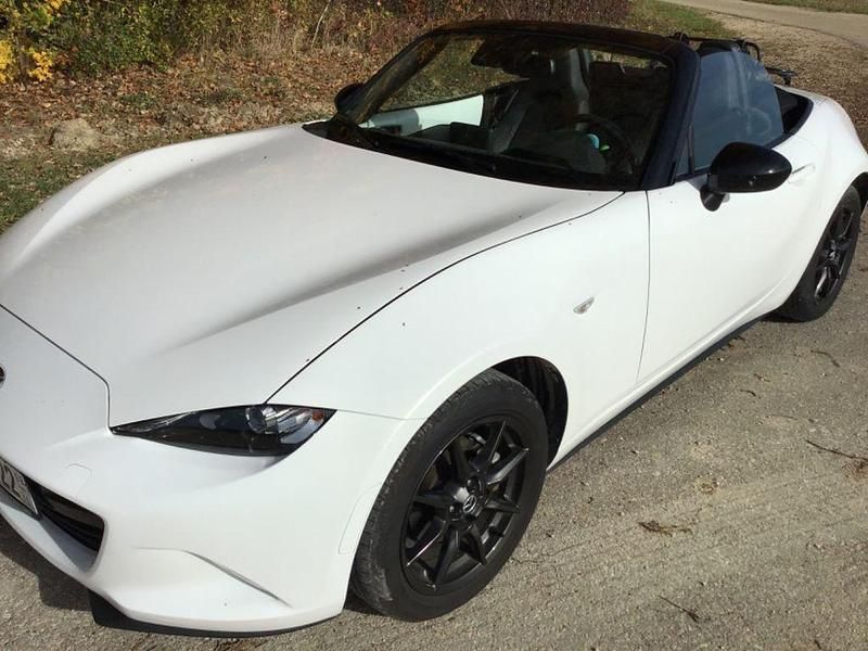 Gebraucht Mazda MX5 Prime-Line 132 PS (97 kW) 2016 Weiß Cabrio