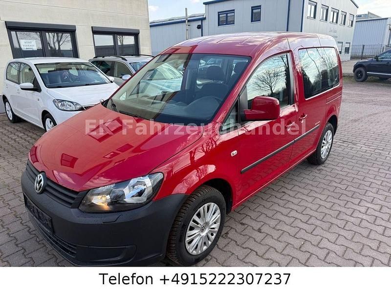 Gebraucht VW Caddy Trendline 105 PS (77 kW) 2014 Rot Van / Kleinbus