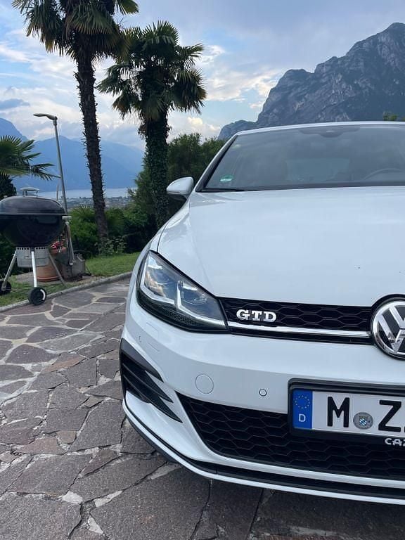 Gebraucht VW Golf VII GTD 184 PS (135 kW) 2019 Weiß Limousine
