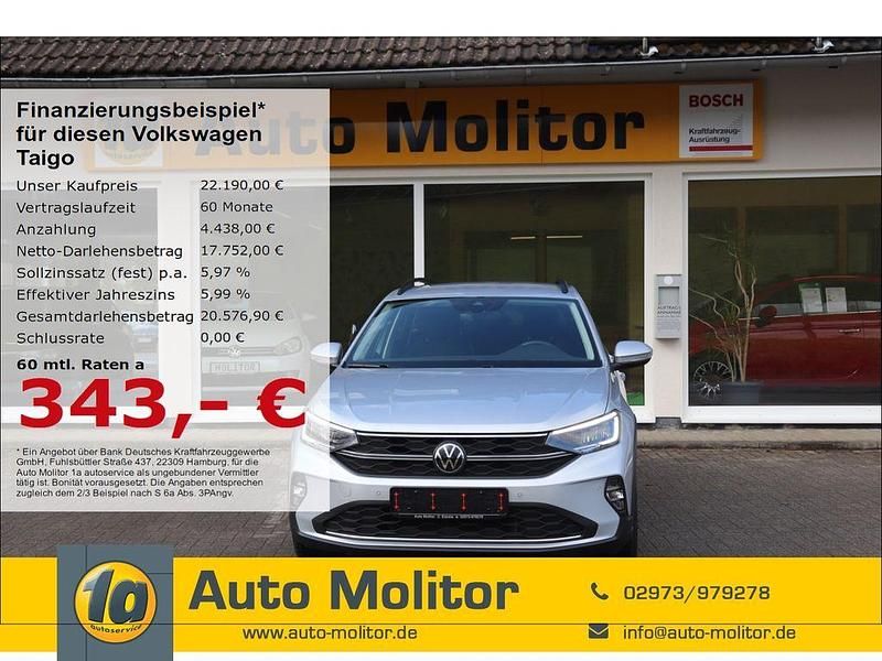 Silber Gebraucht 2024 VW Taigo Life SUV | 22.190 € (Guter Preis) - Bild 1/4