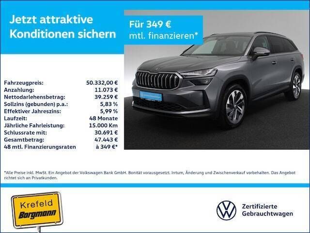 Grau Neu 2024 Skoda Kodiaq Selection SUV | 50.332 € (Fairer Preis) - Bild 1/4