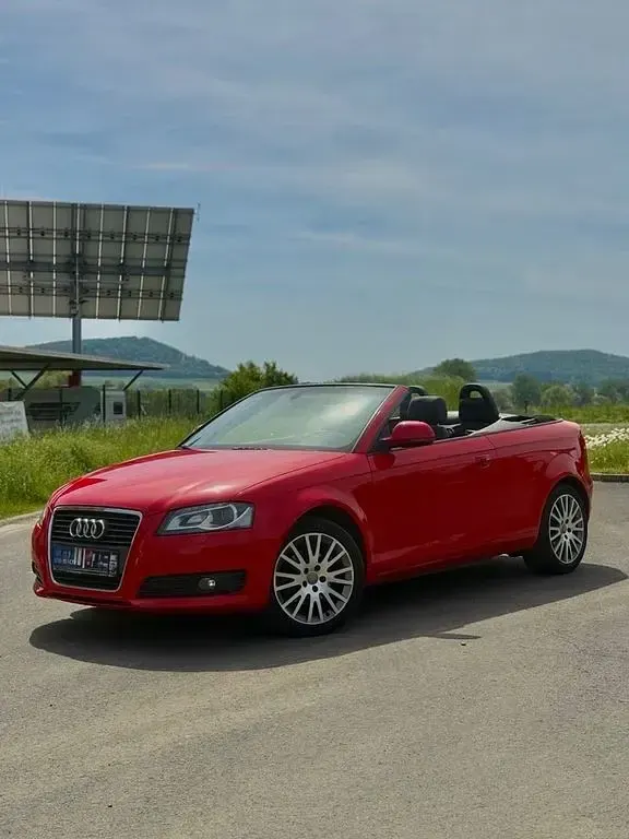 Gebraucht Audi A3 Cabriolet S-Line 140 PS (102 kW) 2008 Rot Cabrio