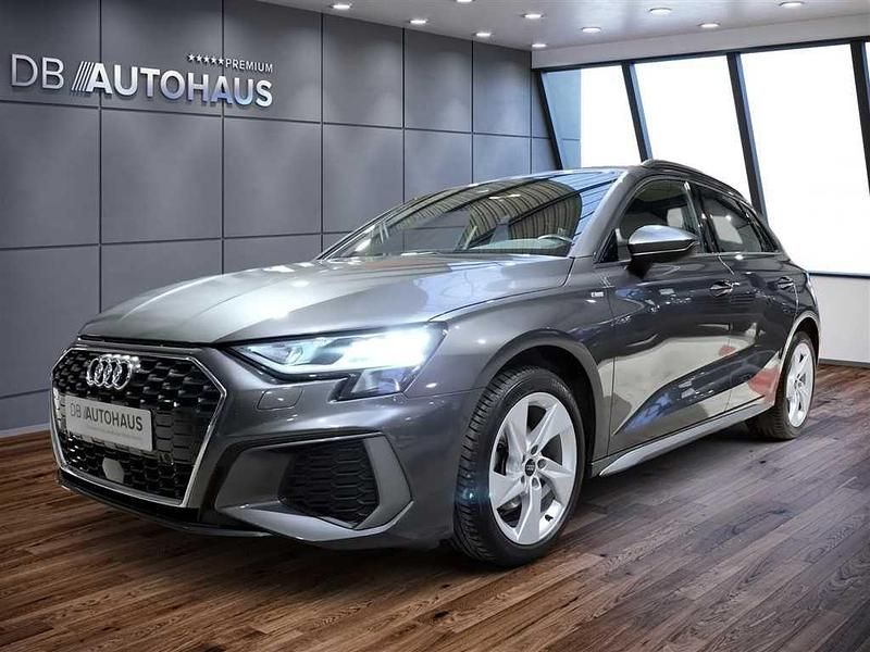 Grau Gebraucht 2023 Audi A3 S-Line Limousine | 19.850 € (Superpreis) - Bild 1/4