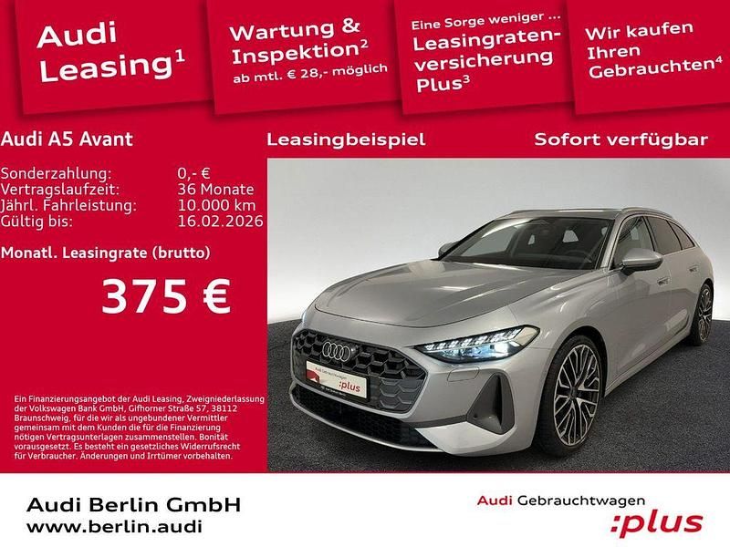 Florettsilber metallic Gebraucht 2025 Audi A5 Advanced Kombi | 47.900 € (Guter Preis) - Bild 1/3