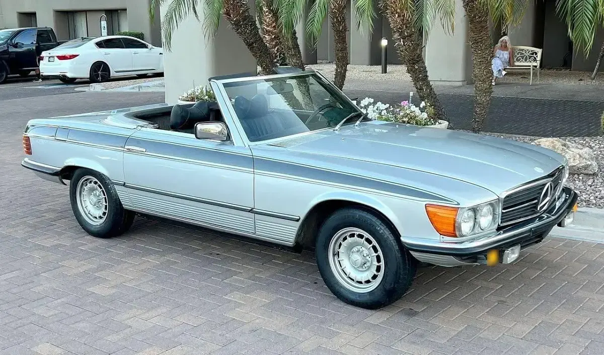 Gebraucht Mercedes SL280 185 PS (136 kW) 1978 Silber Cabrio