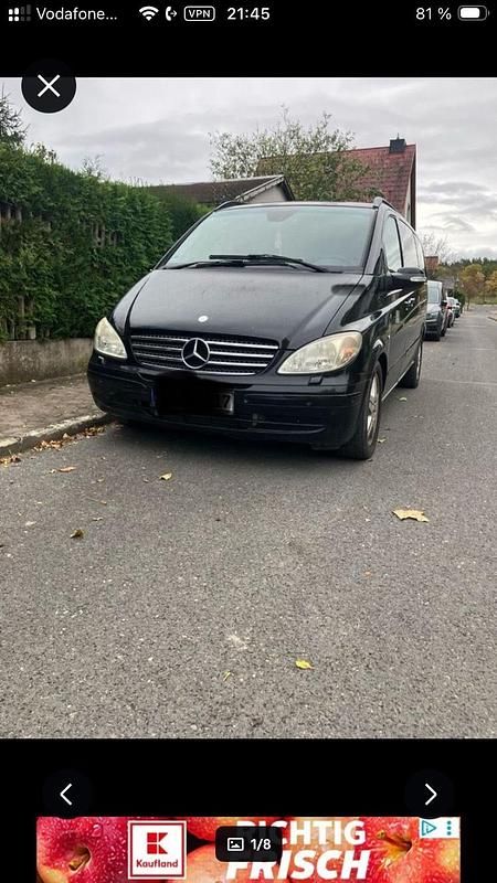 Gebraucht Mercedes Viano 204 PS (150 kW) 2009 Schwarz Van / Kleinbus