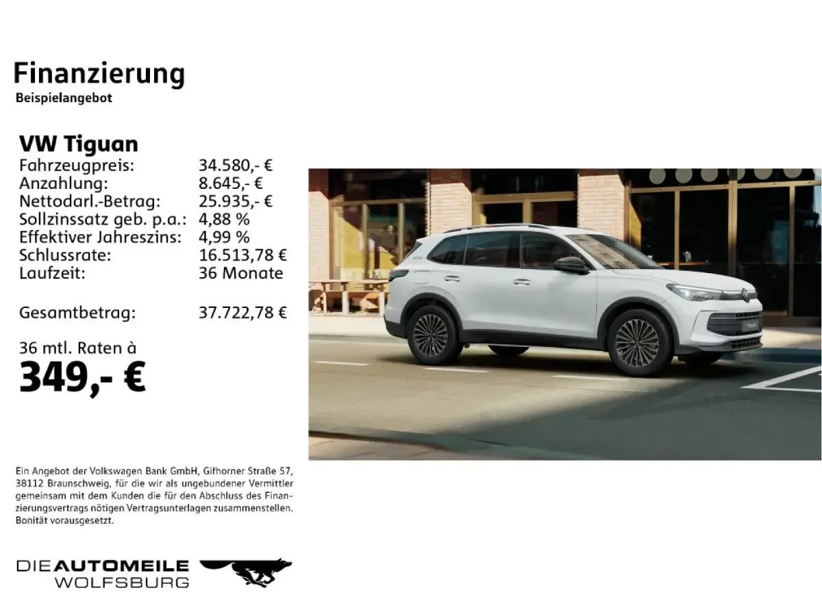Gebraucht VW Tiguan Goal 150 PS (110 kW) 2025 SUV