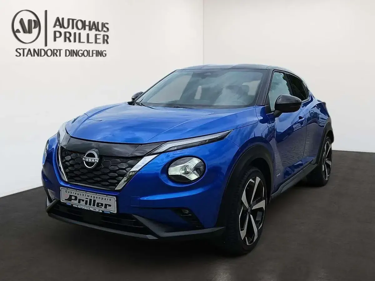 Gebraucht Nissan Juke Tekna 143 PS (105 kW) 2022 Magnetic blue/black m SUV