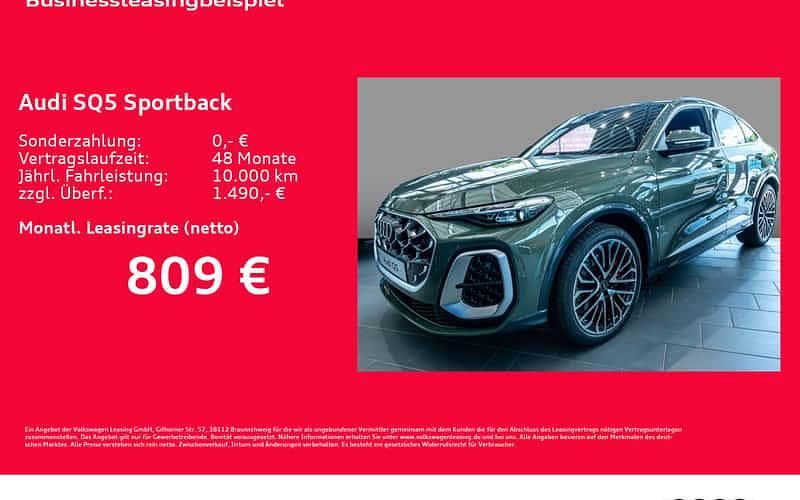 Grün Neu 2025 Audi Q5 Sportback Ambiente SUV | 89.539 € - Bild 1/4