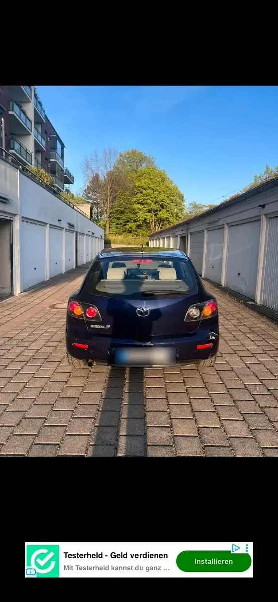 Gebraucht Mazda 3 84 PS (61 kW) 2005 Blau Kleinwagen