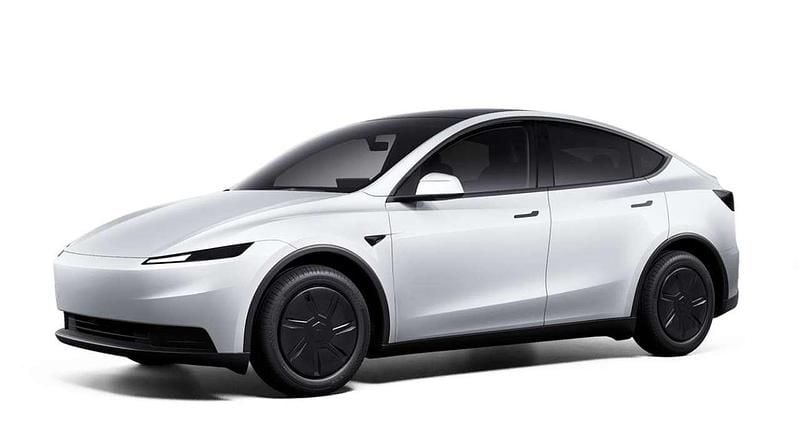 Weiß (pearl white multicoat) Neu 2025 Tesla Model Y Standard Range SUV | 37.134 € - Bild 1/4
