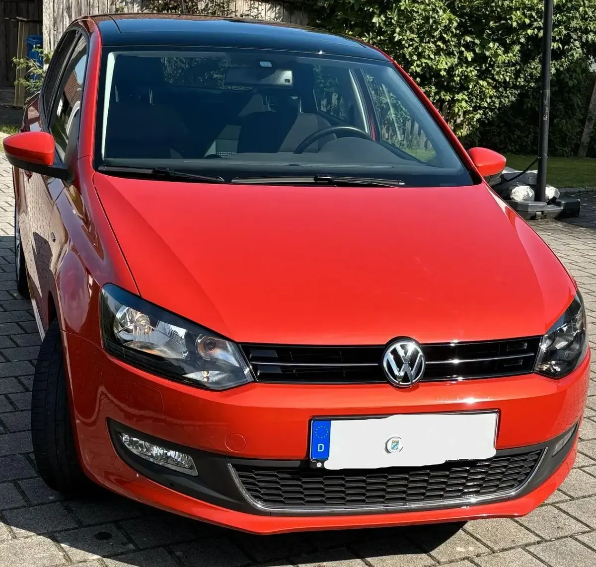 Gebraucht VW Polo Life 90 PS (66 kW) 2013 Orange Kleinwagen