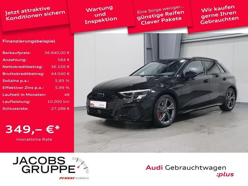 Schwarz Gebraucht 2024 Audi S3 Ambiente Limousine | 36.840 € (Superpreis) - Bild 1/4