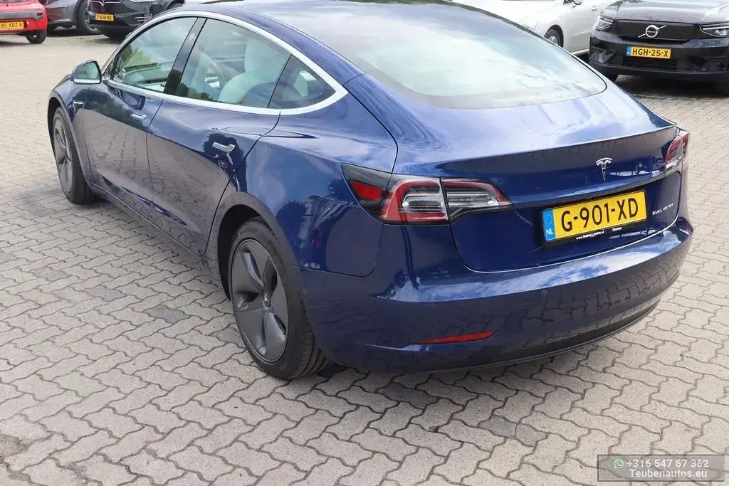 Gebraucht Tesla Model 3 Long Range AWD 258 kW (351 PS) 2019 Blau Limousine