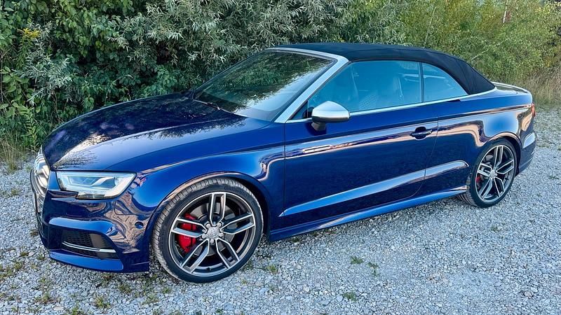Blau Gebraucht 2017 Audi S3 Cabriolet Comfort Cabrio | 29.990 € (Guter Preis) - Bild 1/4