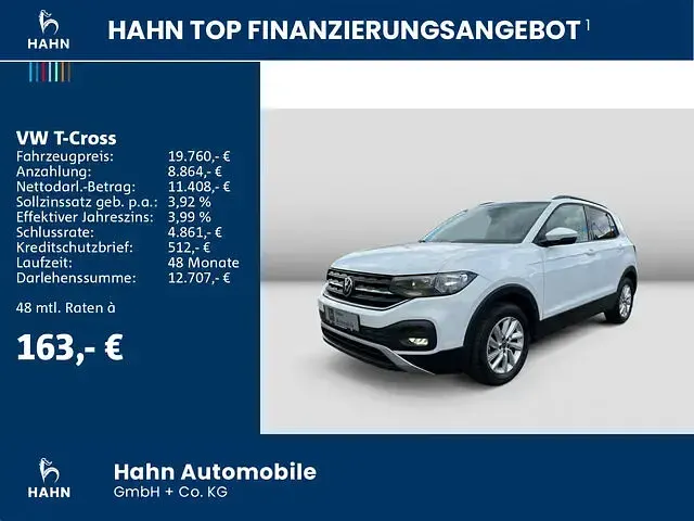 Gebraucht VW T-Cross Life 116 PS (85 kW) 2020 Weiß SUV