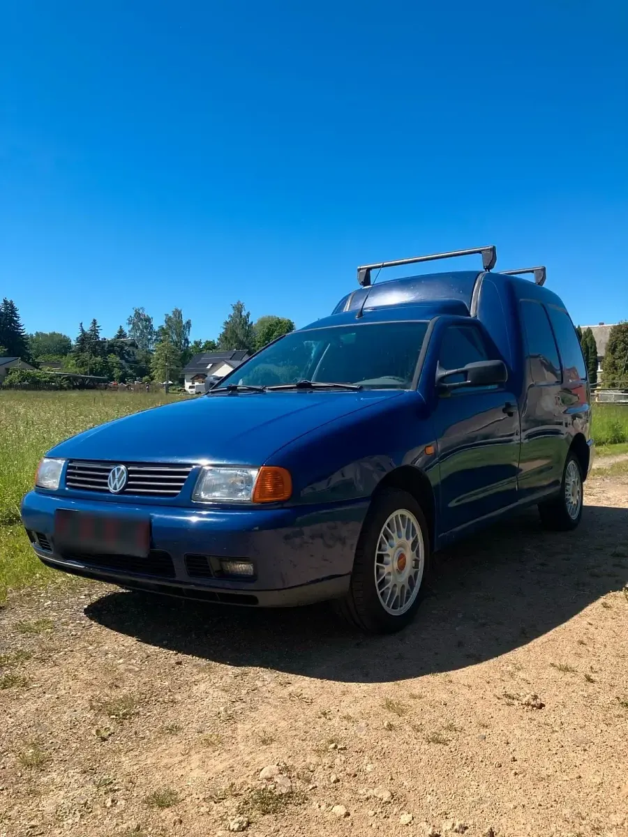 Gebraucht VW Caddy 90 PS (66 kW) 2001 Blau Van / Kleinbus