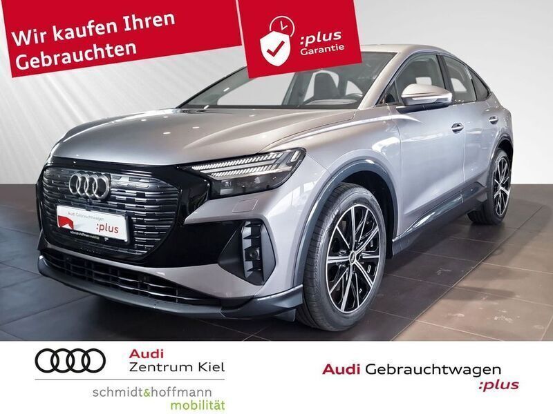 Taifungrau metallic Gebraucht 2022 Audi Q4 Sportback e-tron Ambiente SUV | 29.980 € (Fairer Preis) - Bild 1/4