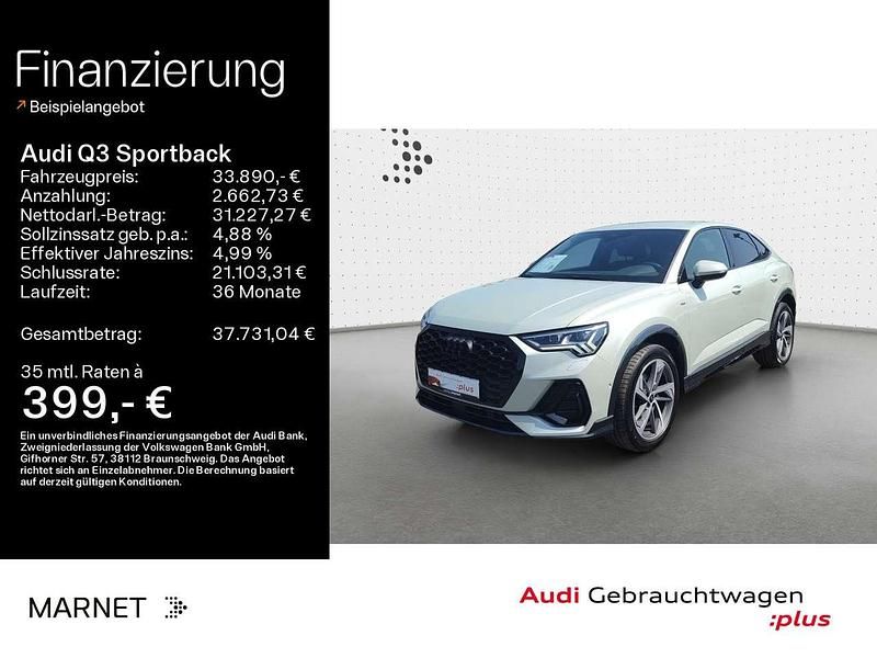 Tausilber metallic Gebraucht 2022 Audi Q3 S-Line SUV | 33.890 € (Fairer Preis) - Bild 1/4