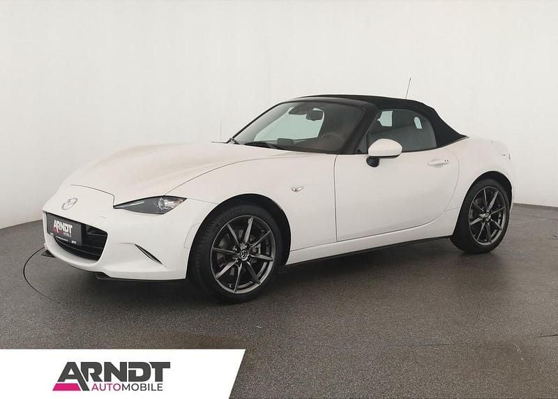 Purweiss Gebraucht 2016 Mazda MX5 Sports-Line Cabrio | 18.384 € (Guter Preis) - Bild 1/4