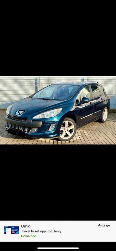 Gebraucht Peugeot 308 120 PS (88 kW) 2011 Blau Kombi