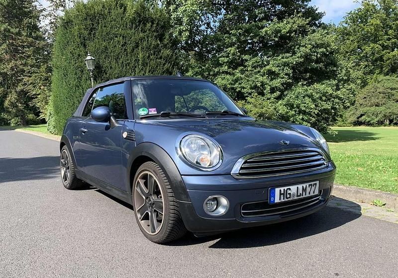 Blau Gebraucht 2009 Mini Cooper Cabriolet Cabrio | 7.490 € (Fairer Preis) - Bild 1/4