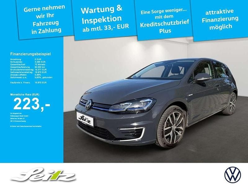 Grau Gebraucht 2020 VW e-Golf Kleinwagen | 15.870 € (Fairer Preis) - Bild 1/3