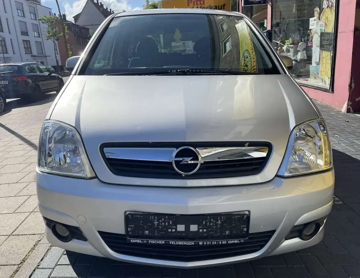 Gebraucht Opel Meriva Enjoy 90 PS (66 kW) 2008 Silber Van / Kleinbus
