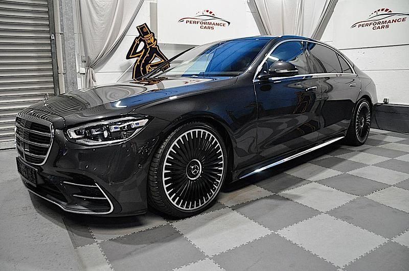 Grau Gebraucht 2021 Mercedes S350 AMG Limousine | 83.999 € - Bild 1/4