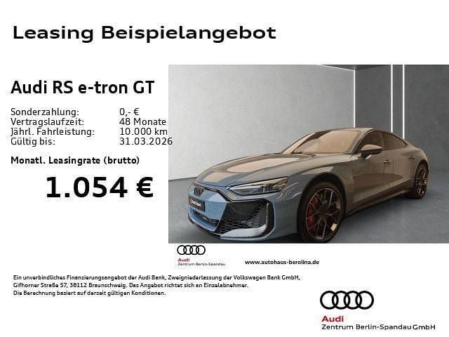 Grau Gebraucht 2025 Audi e-tron GT quattro Performance Limousine | 129.979 € (Superpreis) - Bild 1/4