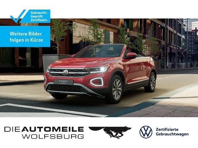 Kings red metallic (metallic) Gebraucht 2025 VW T-Roc Cabriolet Style Cabrio | 28.850 € (Fairer Preis) - Bild 1/4