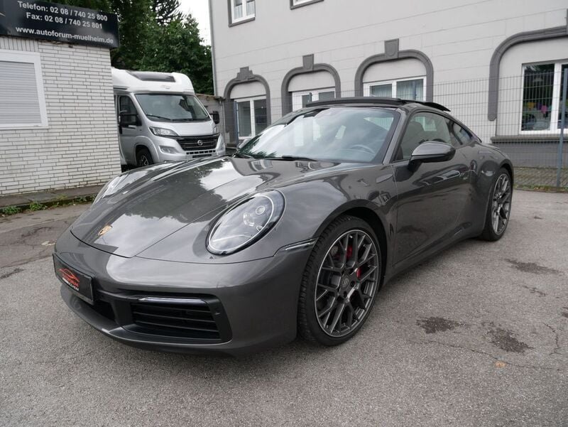 Grau Gebraucht 2021 Porsche 911 Carrera 4S Coupé | 111.992 € - Bild 1/4