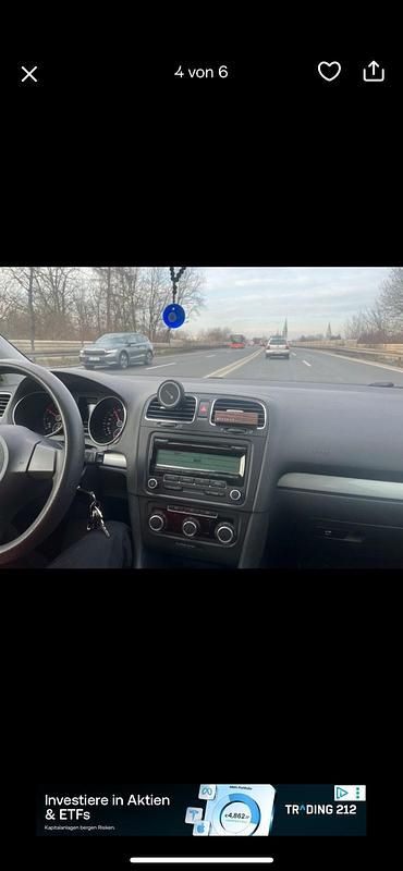 Gebraucht VW Golf VI 80 PS (58 kW) 2011 Weiß Kleinwagen