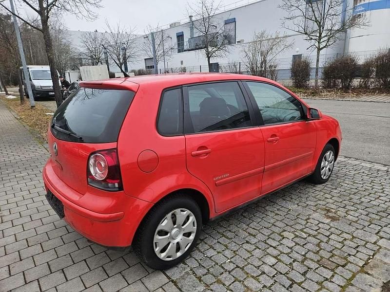 Gebraucht VW Polo United 60 PS (44 kW) 2008 Flashrot Kleinwagen