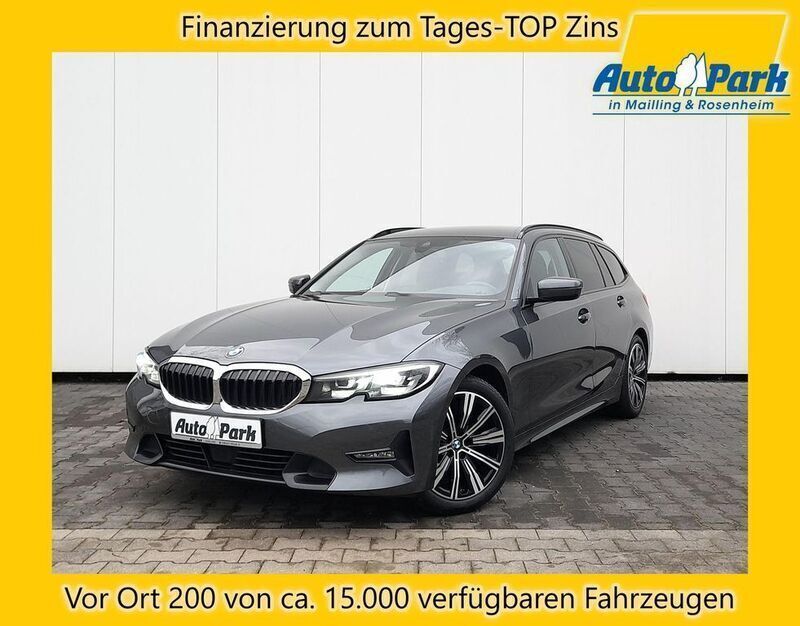 Mineralgrau metallic (metallic) Gebraucht 2021 BMW 318 Sport Line Kombi | 24.777 € (Etwas zu teuer) - Bild 1/3
