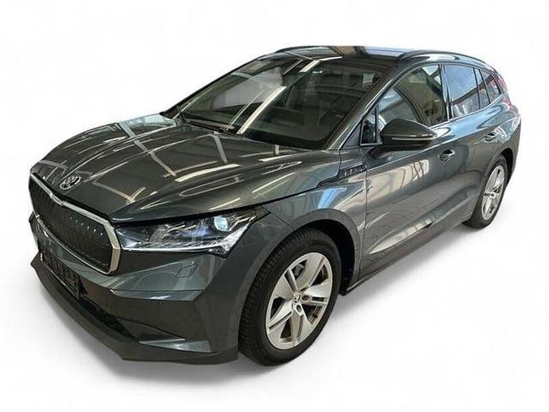 Quarzgrau metallic Gebraucht 2021 Skoda Enyaq iV Lodge SUV | 23.999 € (Fairer Preis) - Bild 1/3