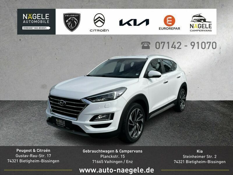 Weiß Gebraucht 2018 Hyundai Tucson Premium SUV | 21.800 € (Fairer Preis) - Bild 1/4